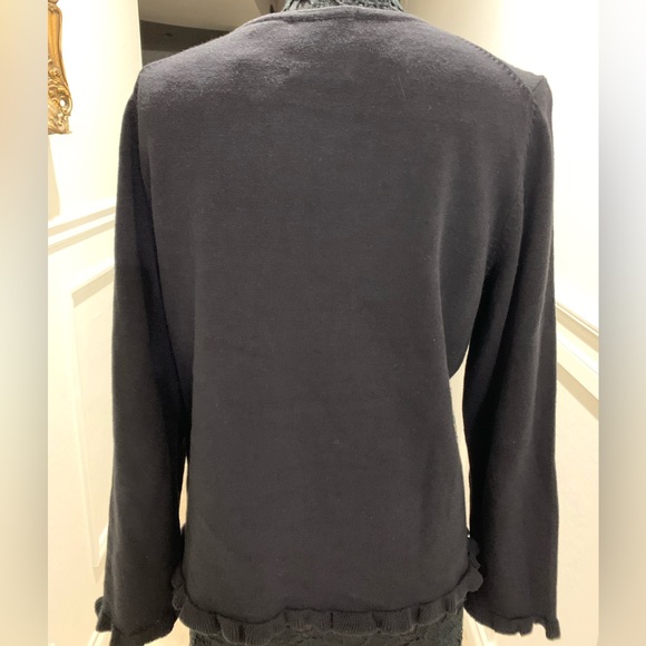 Michael Simon HALLOWEEN Ghost Sweater Blouse Size L - Picture 9 of 10